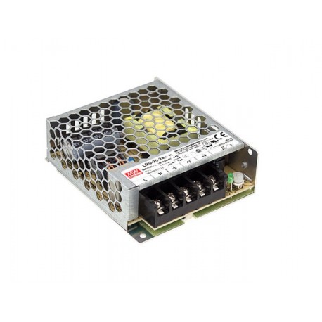 LRS-35-12 MEANWELL AC-DC Single output enclosed power supply, Universal AC input, Output 12VDC / 3A, Up to 5..