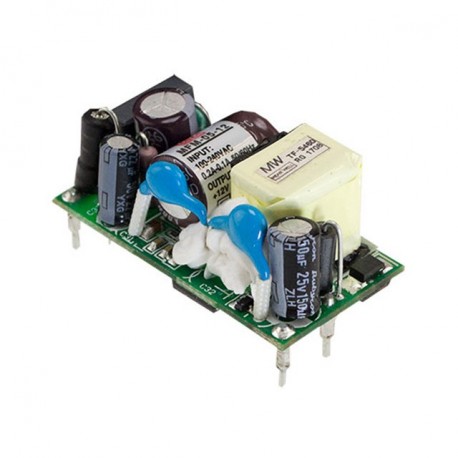 MFM-05-15 MEANWELL AC-DC Single output Medical Open frame power supply, Output 15VDC / 0.33A, PCB mount, 2xM..