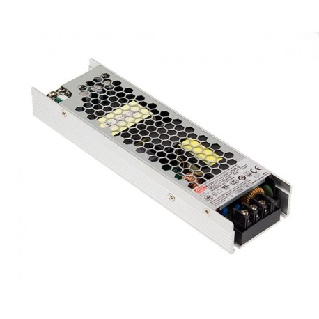 UHP-200-5 MEANWELL Fonte de alimentação comutada, Entrada: 90-264VCA, Saída: 5VCC, 40A. Potência: 200W.PFC. ..