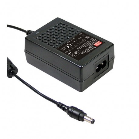 GSC25B-350 MEANWELL AC-DC Single output desktop LED power supply (CC) with PFC, Output 72VDC / 0.35A, 2 pole..