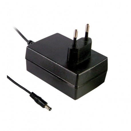 GSC25E-350 MEANWELL Драйвер LED AC-DC настенный (CC) с PFC, Выход 72VDC / 0,35 А, 2-полюсный AC Euro plug