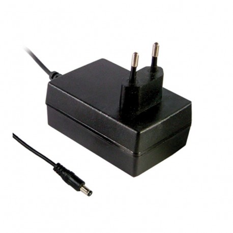 GSC40E-350 MEANWELL Драйвер LED AC-DC настенный (CC) с PFC, Выход 100VDC / 0,35 А, 2-полюсный AC Euro plug