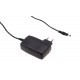 SGA60E09-P1J MEANWELL AC-DC Slim wall mounted adaptor, Input range 90-264VAC with 2 pole Euro plug, Output 9..