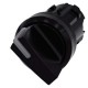 3SU1002-2BC10-0AA0 SIEMENS Illuminable selector switch, 22 mm, round, plastic, black, Selector switch short,..