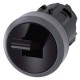 3SU1030-3EA10-0AA0 SIEMENS Toggle switch, 22 mm, round, plastic with metal front ring, black, 2 switch posit..