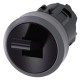 3SU1030-3EC10-0AA0 SIEMENS Toggle switch, 22 mm, round, plastic with metal front ring, black, 2 switch posit..