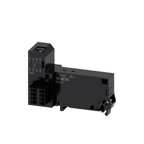 3SU1400-2EA10-6AA0 SIEMENS AS-Interface module, 2 safe inputs, black, Spring-type terminal (Push-in), for in..