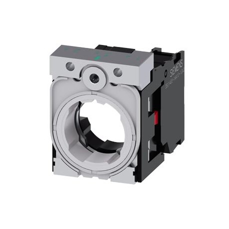 3SU1550-1AA10-1CA0 SIEMENS Holder for 3 modules, metal, 1 NC, screw terminal