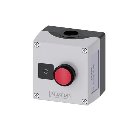 3SU1801-0AC00-2AB1 SIEMENS Enclosure for command devices, 22 mm, round, Enclosure material plastic, enclosur..