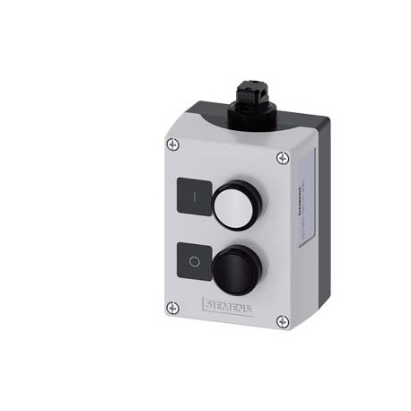 3SU1802-0AC10-4HB1 SIEMENS AS-Interface enclosure for command devices, 22 mm, round, Enclosure material plas..