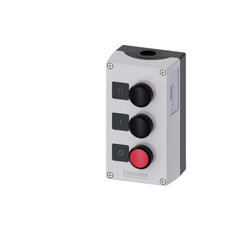3SU1803-0AD00-2AB1 SIEMENS Enclosure for command devices, 22 mm, round, Enclosure material plastic, enclosur..