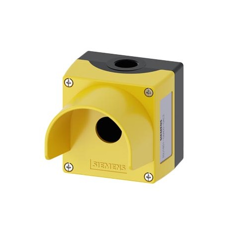 3SU1851-0AA00-0AC2 SIEMENS Boîtier pour appareils de commande, 22 mm, rond, Matériau du boîtier : métal, par..