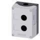 3SU1852-0AA00-0AB1 SIEMENS Enclosure for command devices, 22 mm, round, Enclosure material metal, enclosure ..