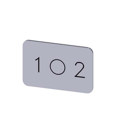 3SU1900-0AD81-0QL0 SIEMENS targhetta identificativa per fissaggio a scatto o incollaggio su portatarghetta g..