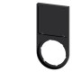 3SU1900-0AT10-0AA0 SIEMENS Label holder, 22mm, flat, Frame rounded off at the bottom black, for labeling pla..