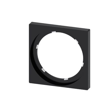 3SU1900-0AX10-0AA0 SIEMENS Single frame, 22mm, for square design, black