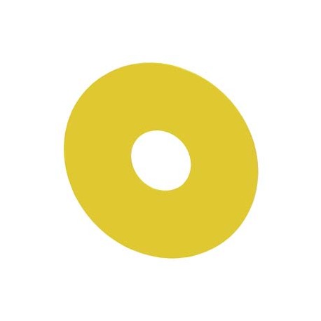 3SU1900-0BC31-0AA0 SIEMENS Backing plate round, for EMERGENCY STOP mushroom pushbutton, yellow, self-adhesiv..
