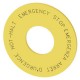 3SU1900-0BN31-0NC0 SIEMENS Washer for EMERGENCY STOP, yellow, outer diameter 60 mm, inside diameter 22.5 mm,..
