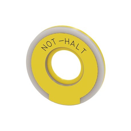 3SU1901-0BD31-0AT0 SIEMENS Washer round for EMERGENCY STOP mushroom pushbutton, yellow, illuminated, thickne..