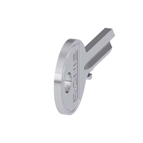 3SU1950-0FC80-0AA0 SIEMENS Key for RONIS key-operated switch, Lock No. 455