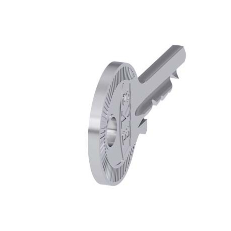 3SU1950-0FD80-0AA0 SIEMENS key for keyswitch Siemens, B, lock number S1