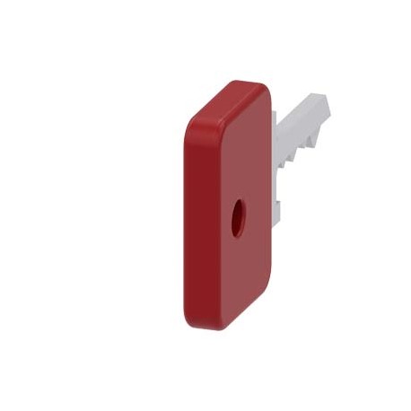 3SU1950-0FK20-0AA0 SIEMENS Key for key-operated switch O.M.R,, lock number 73037, red