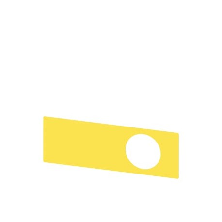 3SU1900-0BE31-0AA0 SIEMENS Labeling plate for EMERGENCY STOP mushroom pushbutton in the enclosure, yellow, w..