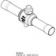 009L7028 DANFOSS REFRIGERATION GBC 42s Ball Valve M/4