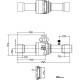 009L7058 DANFOSS REFRIGERATION Válvula de corte de esfera