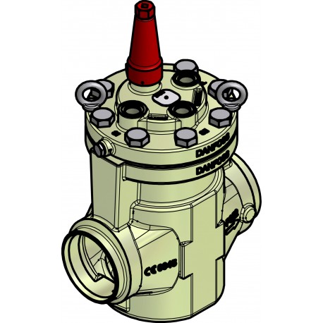 027H7161 DANFOSS REFRIGERATION Vanne servo-pilotée, ICS 150