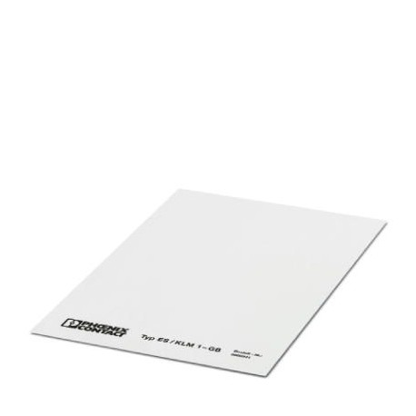 ES/KLM 1-GB 0800941 PHOENIX CONTACT Strip labeling, Elbow, white, unlabeled, rotulable with: printing System..