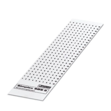 SBS 5 CUS 0828488 PHOENIX CONTACT Marker card