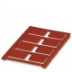 UC-EMLP (27X18) RD 0830289 PHOENIX CONTACT Marcador de plástico, Estera, rojo, sin rotular, rotulable con: B..