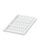 UCT-WMCO 2,9 (23X4) 0832101 PHOENIX CONTACT Marcado de conductores, Estera, blanco, sin rotular, rotulable c..