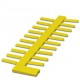 PABA YE/15 1013698 PHOENIX CONTACT Rótulo insertable, Tiras, amarillo, sin rotular, rotulable con: CMS-P1-PL..