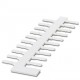 PABA WH/10 1013753 PHOENIX CONTACT Rótulo insertable, Tiras, blanco, sin rotular, rotulable con: CMS-P1-PLOT..
