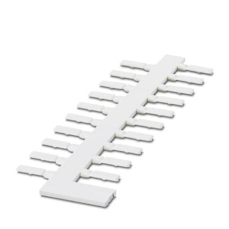 PABA WH/10 1013753 PHOENIX CONTACT Rótulo insertable, Tiras, blanco, sin rotular, rotulable con: CMS-P1-PLOT..