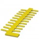 PABA YE/10 1013766 PHOENIX CONTACT Rótulo insertable, Tiras, amarillo, sin rotular, rotulable con: CMS-P1-PL..