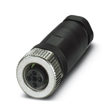 SACC-M12FST-4CON-PG 9-M 1418052 PHOENIX CONTACT Conector de potencia, 4-polos, sin apantallar, Hembra de con..