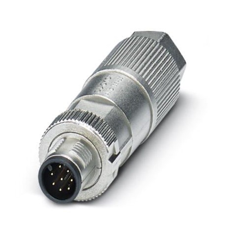 SACC-M12MS-8QO SH ETH 1421679 PHOENIX CONTACT Conector para datos, Ethernet CAT5 (1 GBit/s), 8-polos, sin ha..