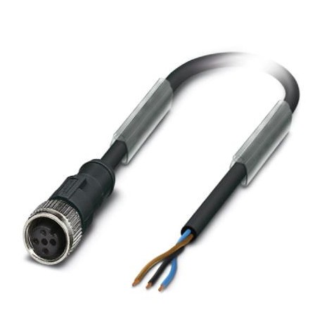 SAC-3P-10,0-PVC/M12FS BK 1508381 PHOENIX CONTACT Cable para sensores/actuadores
