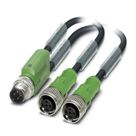 SAC-5P-Y/2X0,3-PUR/FS B PE SCO 1544073 PHOENIX CONTACT Câbles pour capteurs/actionneurs