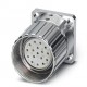 RC-12S2NC2YF5C 1600242 PHOENIX CONTACT Conector enchufable para aparatos pared anterior con tuerca moleteada..