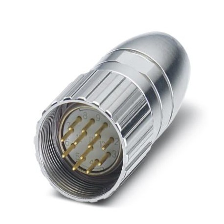 RC-17P1N1280J0 1601267 PHOENIX CONTACT Plug-in connector for cable, straight, shielded: yes, Lock screw, M23..