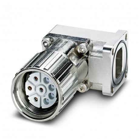 SF-5ES1N8AYW00 1607405 PHOENIX CONTACT Conectores de encaixe de parede frontal com porca serrilhada