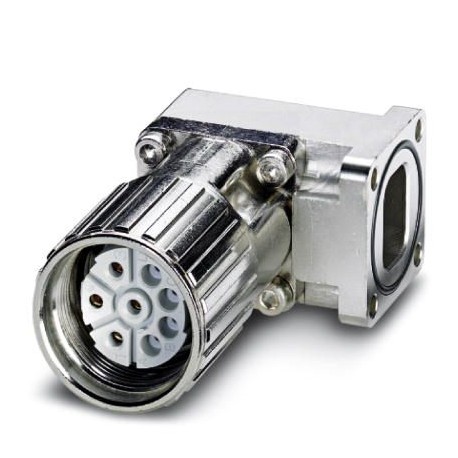SF-7ES1N8AYW00 1607429 PHOENIX CONTACT Conector enchufable para aparatos pared delantera con tuerca moletead..