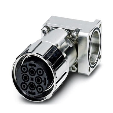 SM-7ES1N8AYW00 1607543 PHOENIX CONTACT Conector enchufable para aparatos pared delantera con tuerca moletead..