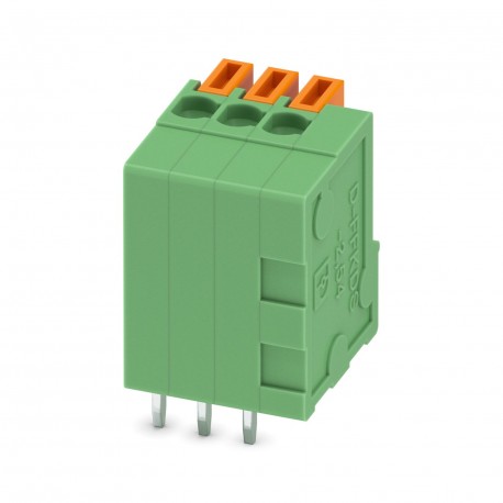 FFKDSA1/V-2,54- 3 1789320 PHOENIX CONTACT Terminal de tarjetas de circuitos impresos, corriente nominal: 6 A..