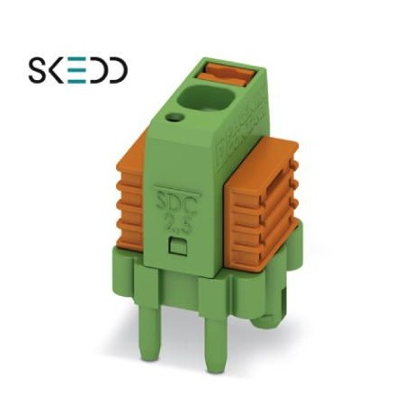 SDC 2,5/ 1-PV-5,0-ZB 1864024 PHOENIX CONTACT Conector directo para placa de circuito impreso, sección nomina..