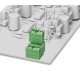 MDSTBV 2,5/ 2-GFR 1877779 PHOENIX CONTACT Carcasa base placa de circuito impreso, sección nominal: 2,5 mm2, ..